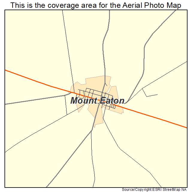 Mount Eaton, OH location map 