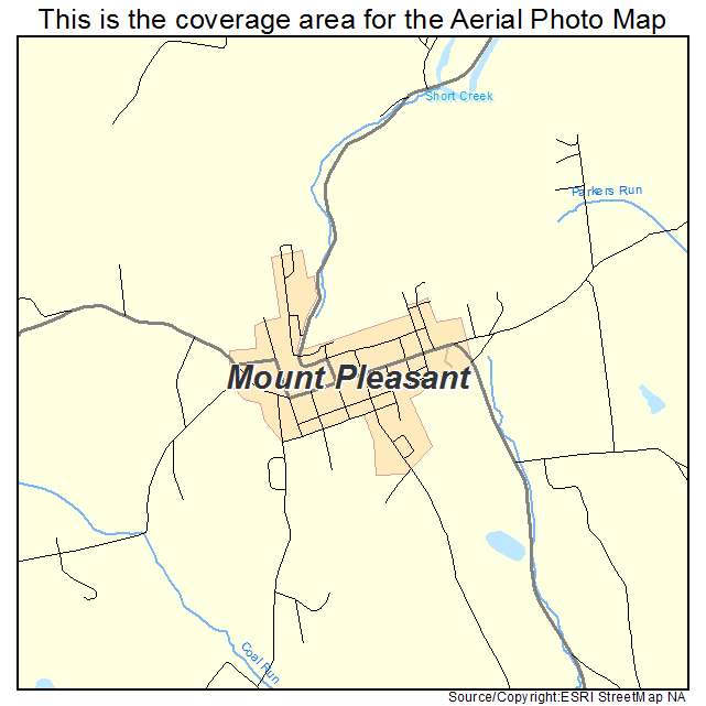 Mount Pleasant, OH location map 