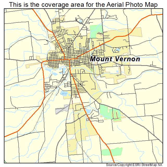 Mount Vernon, OH location map 