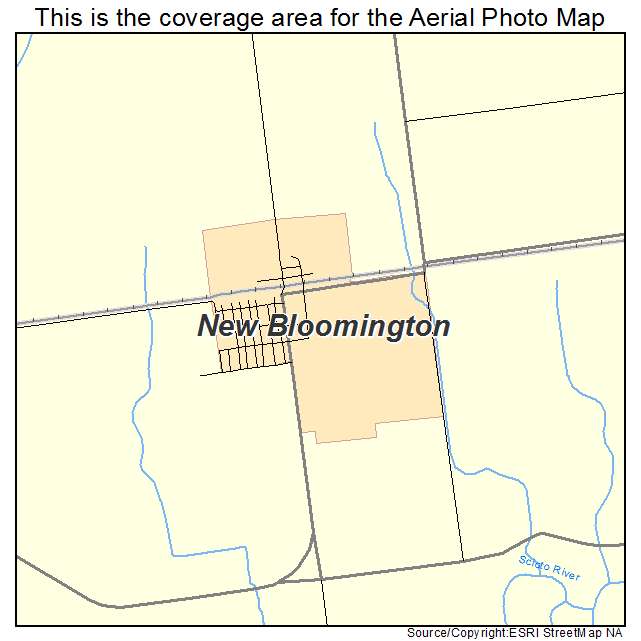 New Bloomington, OH location map 