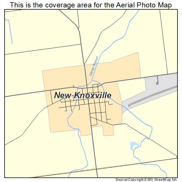 New Knoxville, OH location map 