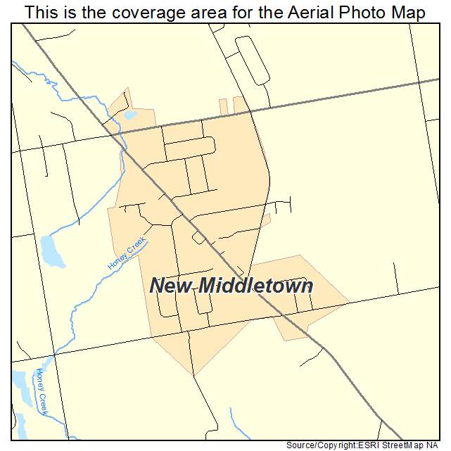 New Middletown, OH location map 