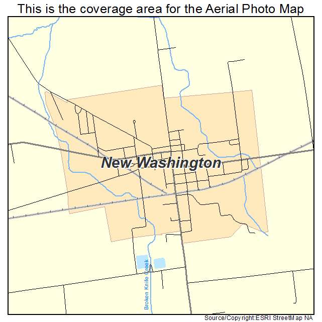 New Washington, OH location map 