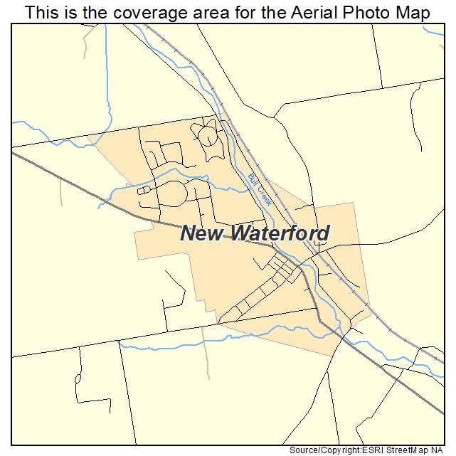 New Waterford, OH location map 