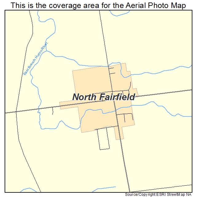 North Fairfield, OH location map 