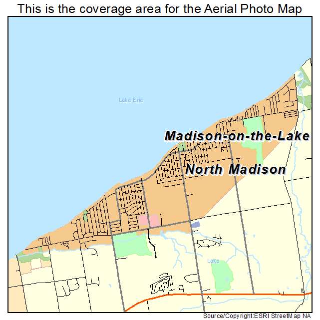 North Madison, OH location map 