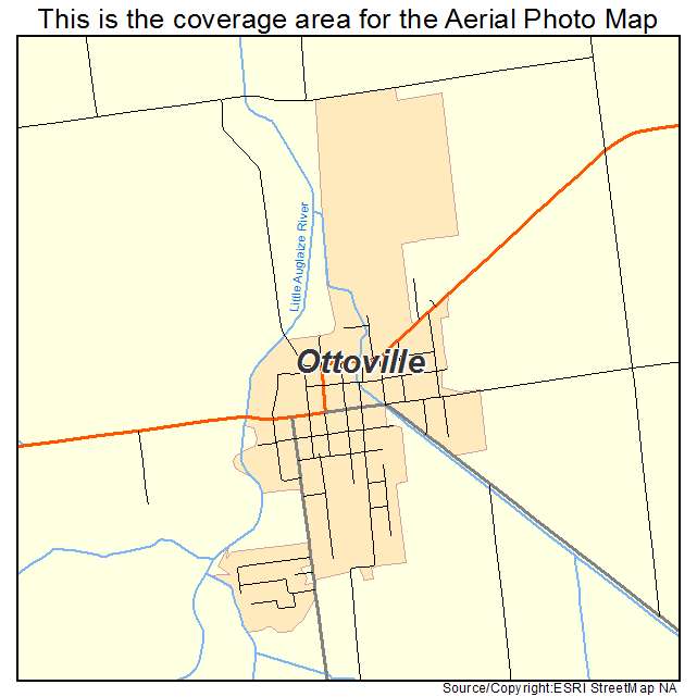 Ottoville, OH location map 