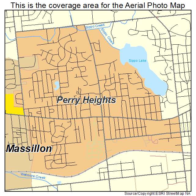 Perry Heights, OH location map 