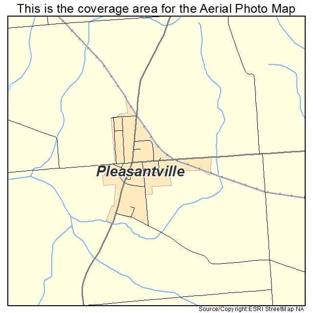 Pleasantville, OH location map 