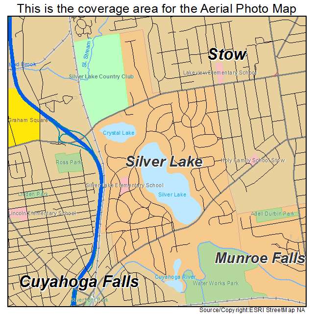 Silver Lake, OH location map 