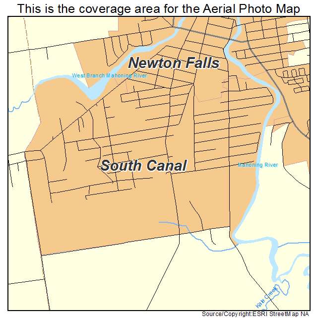 South Canal, OH location map 