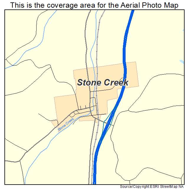 Stone Creek, OH location map 