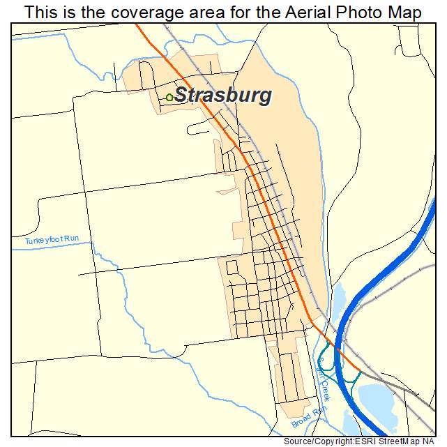 Strasburg, OH location map 