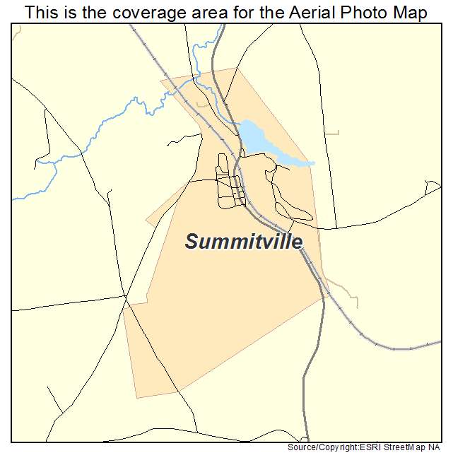 Summitville, OH location map 