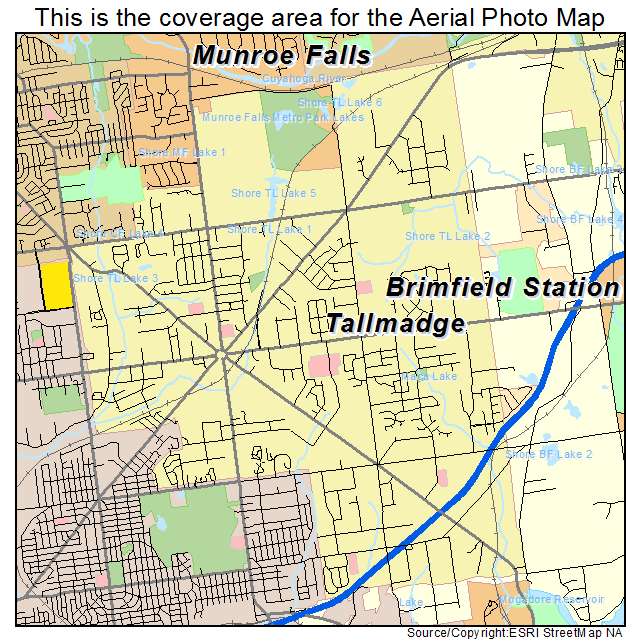 Tallmadge, OH location map 