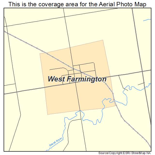 West Farmington, OH location map 