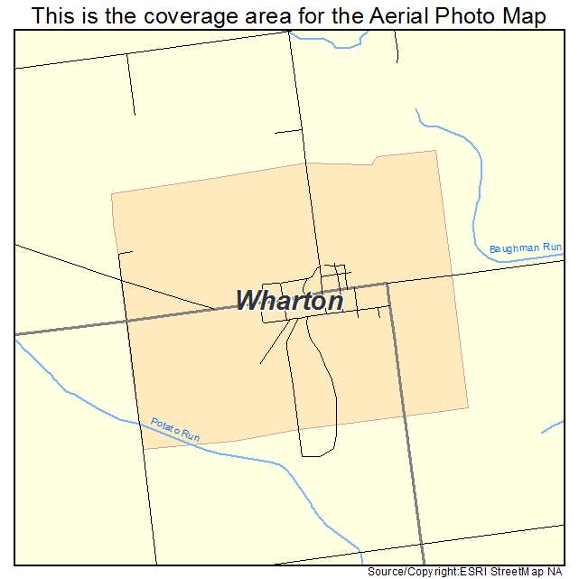 Wharton, OH location map 