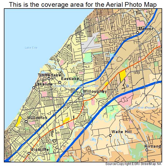 Willoughby, OH location map 