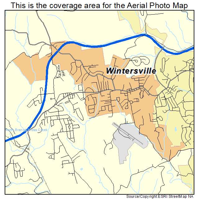 Wintersville, OH location map 