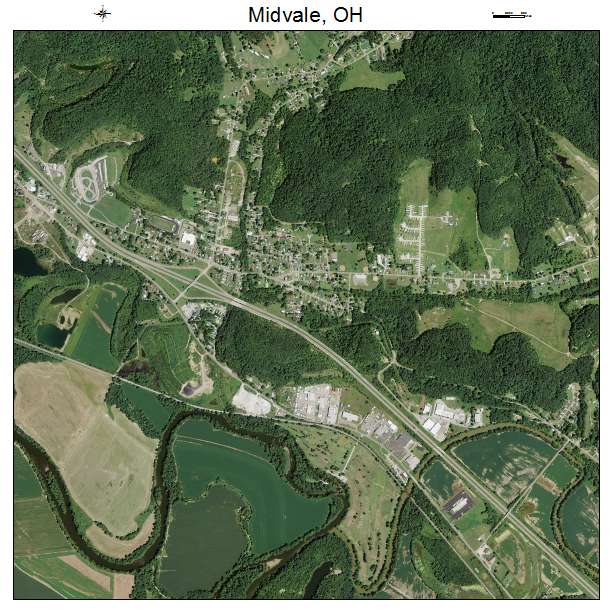 Midvale, OH air photo map