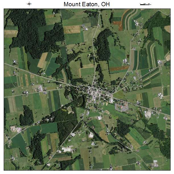 Mount Eaton, OH air photo map