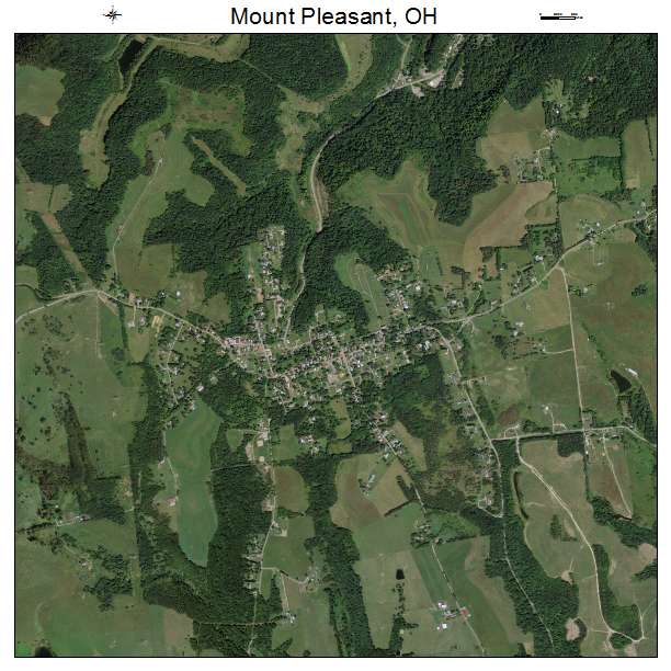 Mount Pleasant, OH air photo map