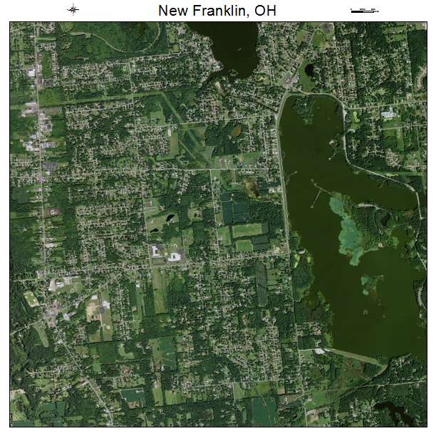New Franklin, OH air photo map