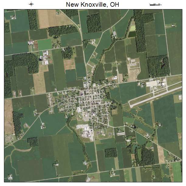 New Knoxville, OH air photo map