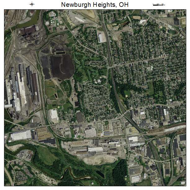 Newburgh Heights, OH air photo map