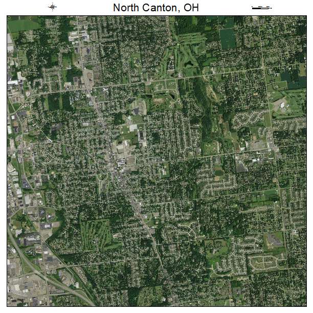 North Canton, OH air photo map