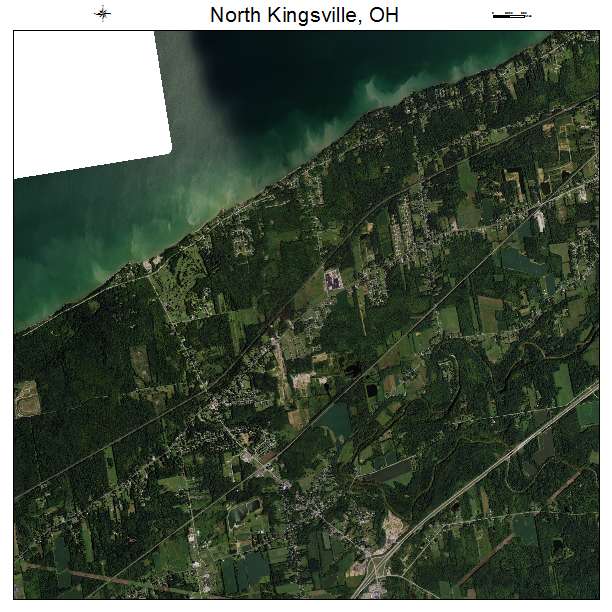 North Kingsville, OH air photo map