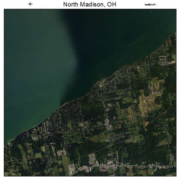 North Madison, OH air photo map