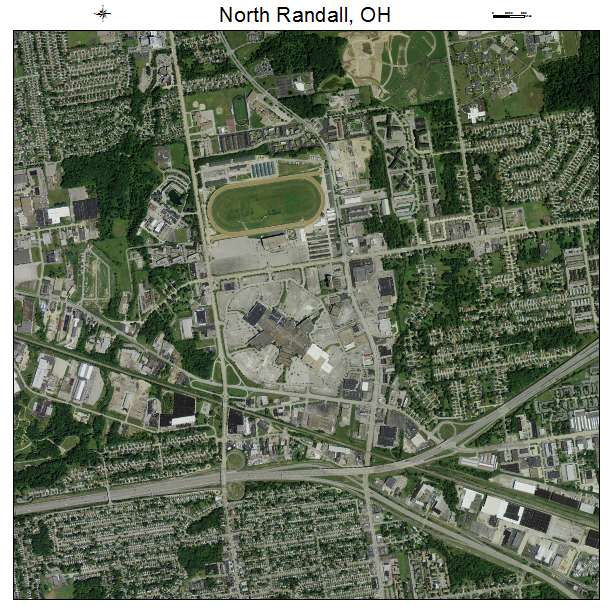North Randall, OH air photo map