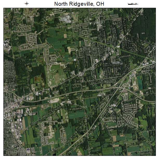 North Ridgeville, OH air photo map