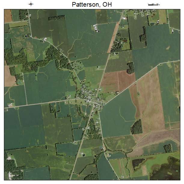 Patterson, OH air photo map