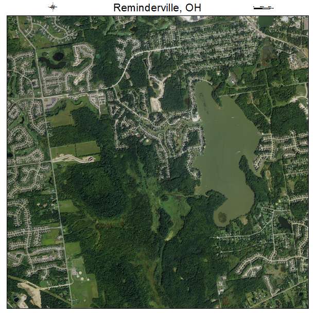Reminderville, OH air photo map