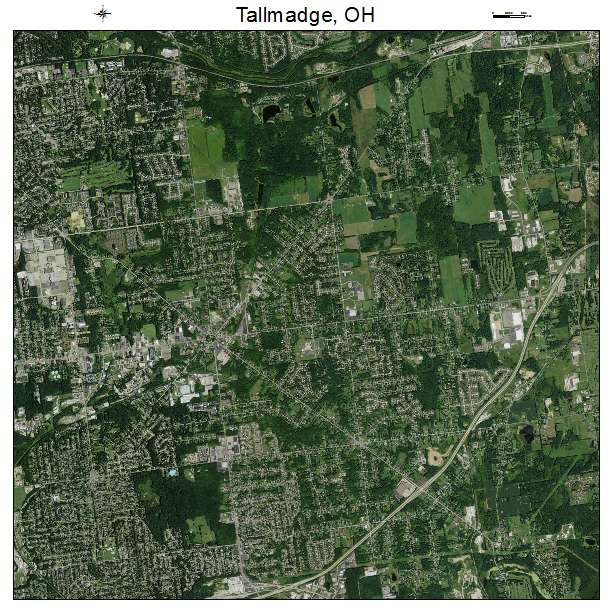 Tallmadge, OH air photo map