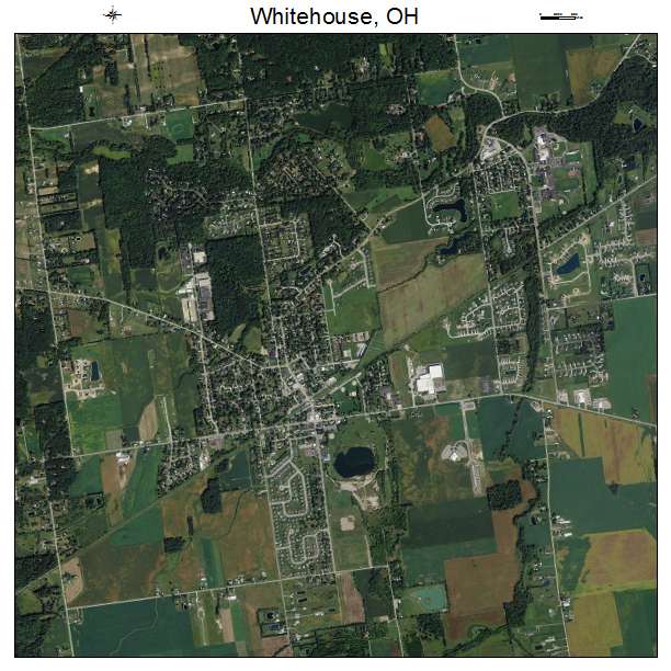Whitehouse, OH air photo map