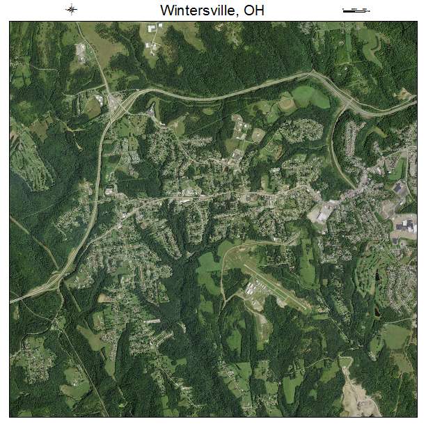 Wintersville, OH air photo map