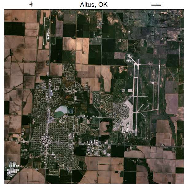 Altus, OK air photo map