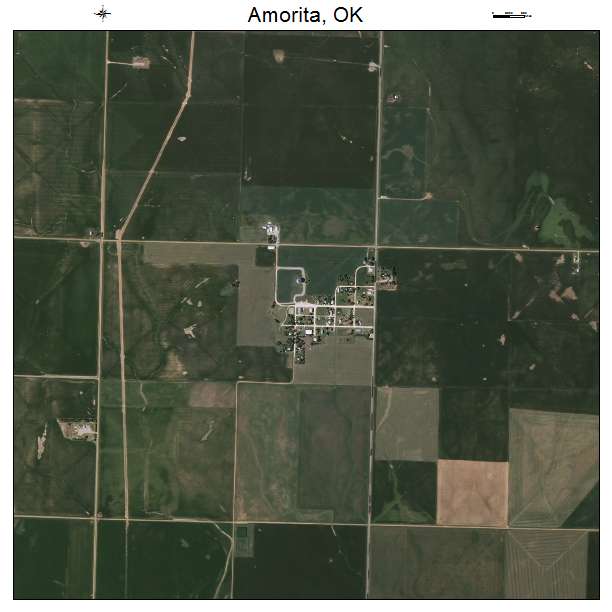 Amorita, OK air photo map