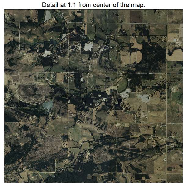 Ada, Oklahoma aerial imagery detail