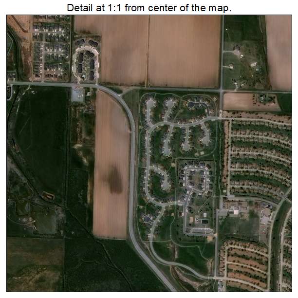 Altus, Oklahoma aerial imagery detail