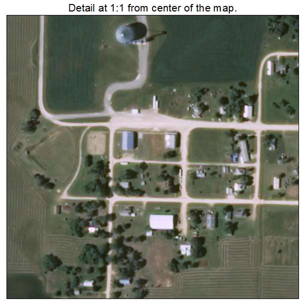 Amorita, Oklahoma aerial imagery detail