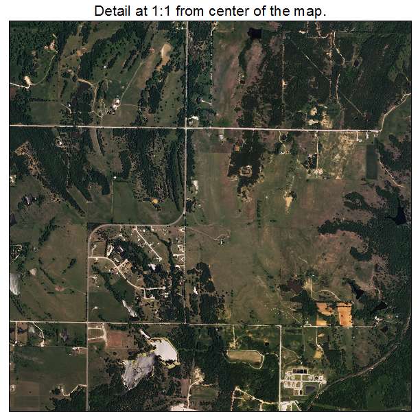 Ardmore, Oklahoma aerial imagery detail