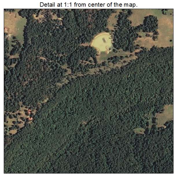 Ballou, Oklahoma aerial imagery detail
