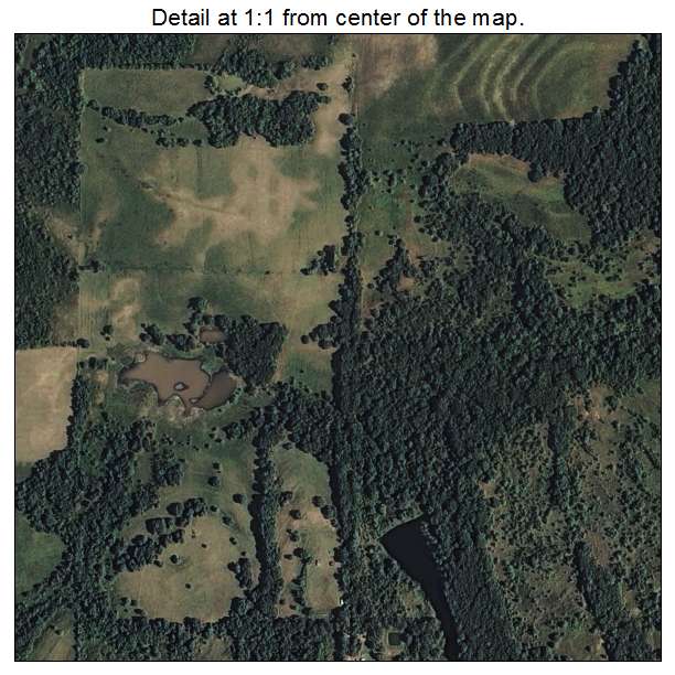 Bearden, Oklahoma aerial imagery detail