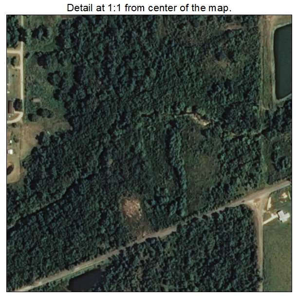Boley, Oklahoma aerial imagery detail
