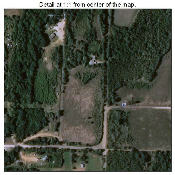 Bridgeport, Oklahoma aerial imagery detail