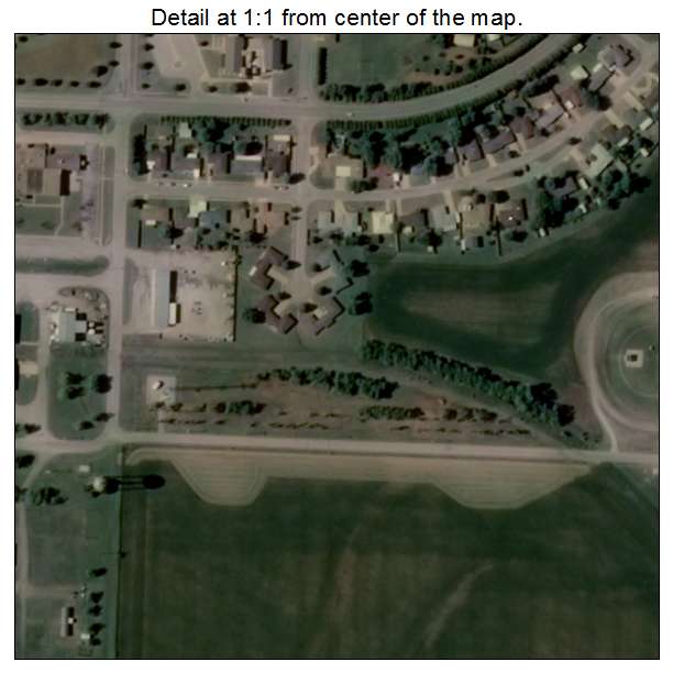 Burns Flat, Oklahoma aerial imagery detail